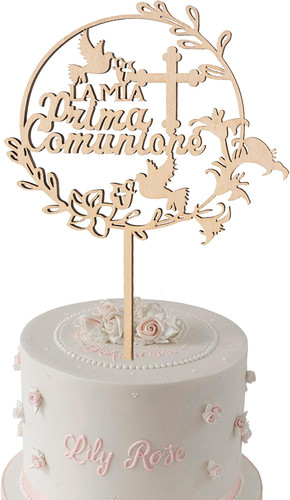 Cake topper mia prima - mia,