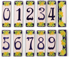 Piastrelle in ceramica Numeri
