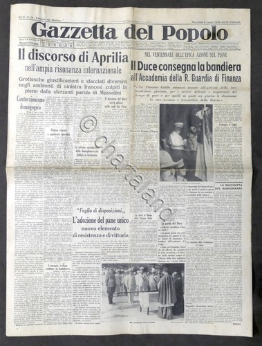 Giornale gazzetta del popolo - giornale,