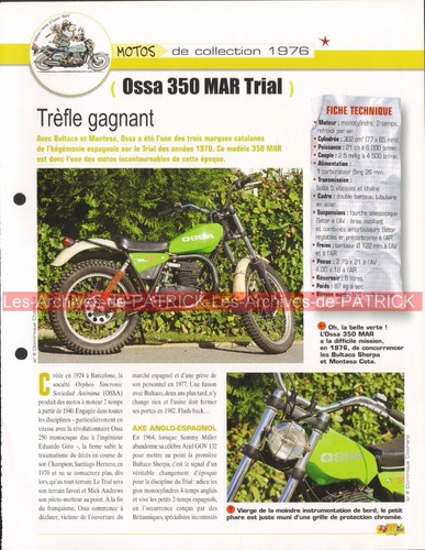 Ossa 350 mar - ossa,