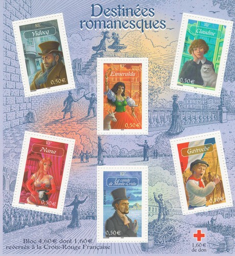 France bloc mnh héros - france,