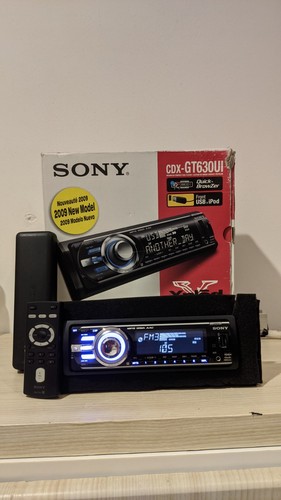 Sony cdx gt630ui - sony, cdx-gt630ui