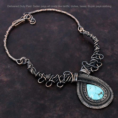 Collana catena avvolta - , filo