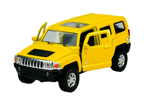 Welly hummer giallo 34 - hummer, h3