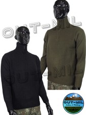 Maglia Maglione con zip corta modello militare "Regiment"