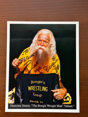 Foto firmata jimmy valiant - firmata,