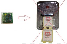 Ticket dispenser redemption - ticket,