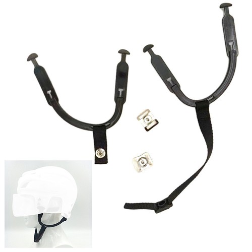 Mentoniera per casco hockey