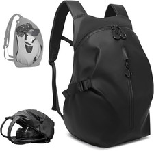 Zaino Moto, Impermeabile, Espandibile 40L, Borsa Porta-Casco Moto, Cinturino per