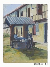 QUADRO AD OLIO VEDUTA DI UNA