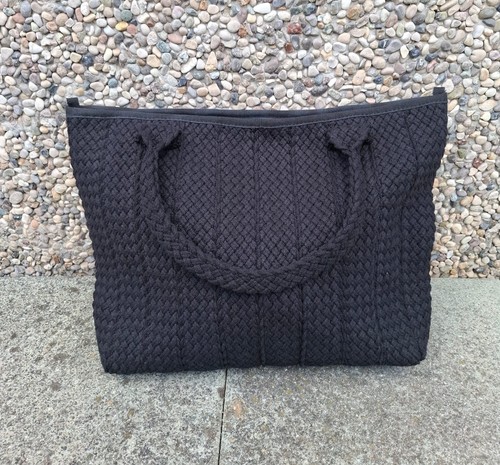 Borsa con treccia cotone - in,