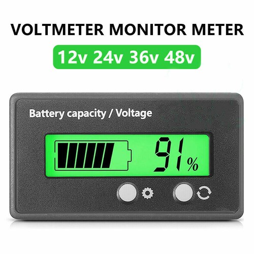 Capacità batteria voltmetro