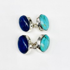 Gemello maglia catena - , argento