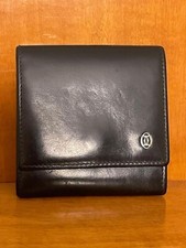 Porta monete vintage in pelle firmato Cartier / Cartier leather coin case