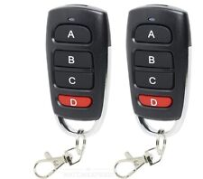 2X TELECOMANDO Radiocomando Universale 433MHz  Per Cancello Garage e Allarmi