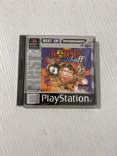Worms pinball ps1 retro game - pinball,