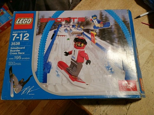 Lego sports snowboard boarder - lego, sports: