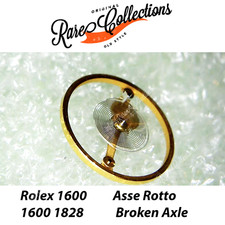 USED Usato Rolex 1600 1828 Balance Complete Bilanciere Broken Axle Hairspring OK