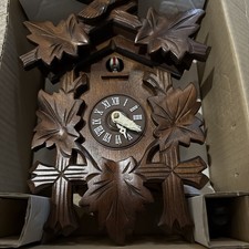 Vintage wooden cuckoo - vintage, clock