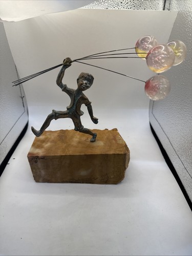 Bijan scultura ottone - scultura, in