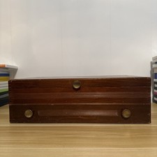 Scatola posate vintage legno