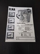 1960 ELNA SUPERMATIC AUTOMATIC MACCHINA DA CUCIRE SEWING VINTAGE AD PUBBLICITA