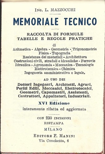 Mazzocchi memoriale tecnico - -,