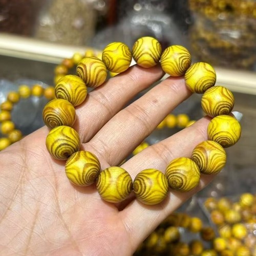 Bracciale legno ambra - bracciale,