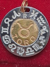 CIONDOLO IN ACCIAIO E ORO 750