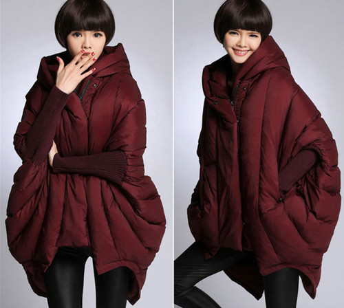 Piumino donna irregolare parka