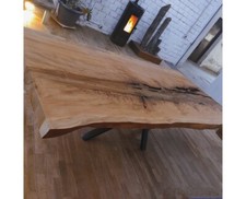 TAVOLO SCULTURA IN LEGNO