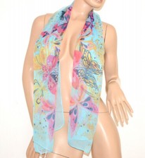 Foulard donna azzurro celeste