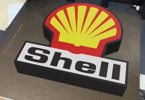 Shell insegna luminosa - insegna,