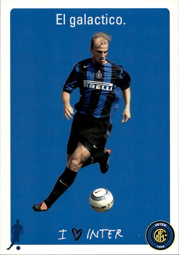 Cartolina calciatori inter - cartolina,