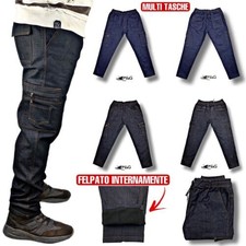 JEANS PANTALONE FELPATO LAVORO