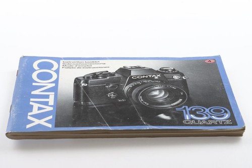 Contax 139 quartz - contax, istruzioni