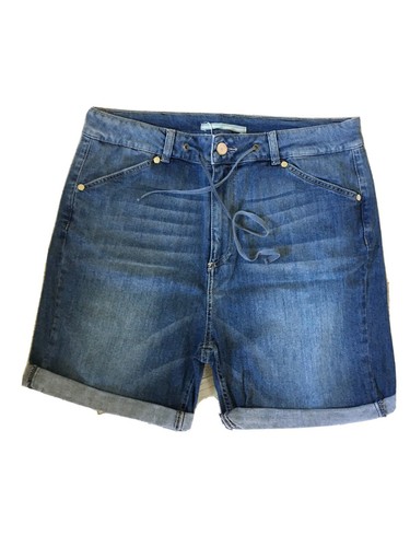 Short denim twin set - denim, twin-set