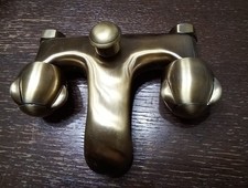 GRUPPO VASCA RUSTICO BRONZO  OTTONE solo Gruppo Con Eccentrici 