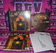 ?? HEXEN 1A STAMPA SONY PS1 PAL EUR CIB 100% OTTIMO RARO e COMPLETO SLES-00555