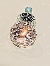 Pomelli decorativi in vetro cristallo swarovski rosa 25 mm