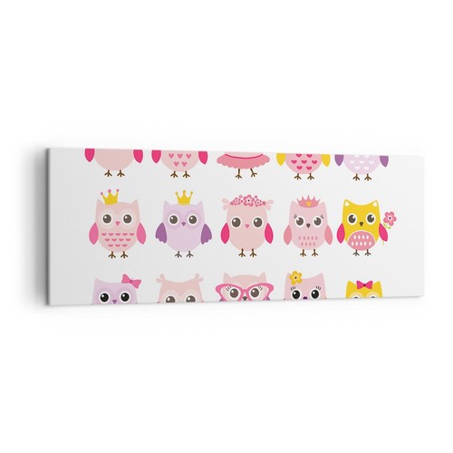 Quadro tela 140x50cm gufo - quadro,
