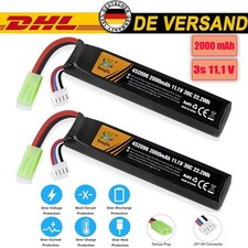 2 pz batteria 11,1 V 2000 mAh
