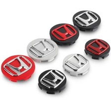 4x Copricerchi per Honda 58mm/69mm - Coprimozzo Ruota per Civic/City/Mugen​