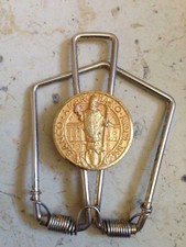 CLIP VINTAGE PORTA DENARO BANCO AMBROSIANO COME FOTO