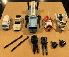 Set 5 Transformers G1 Defensor Protectobot Hasbro 1986 + accessori Originale