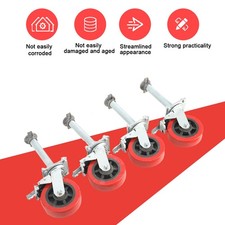 4 ruote per ponteggi 500 kg