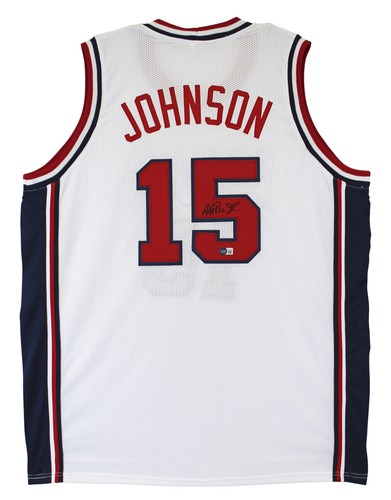 Maglia bianca magic johnson - maglia,