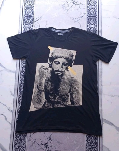 Shirt alcott uomo nera con - t-shirt,