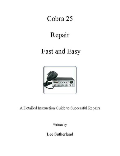 Libretto riparazione cobra - libretto,