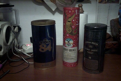 Tris scatole latta fernet - tris,